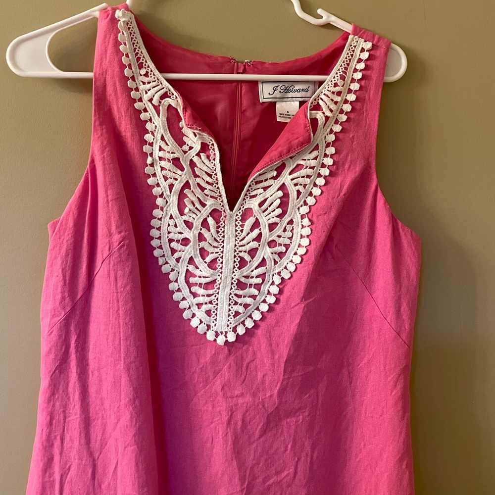 j Howard pink dress